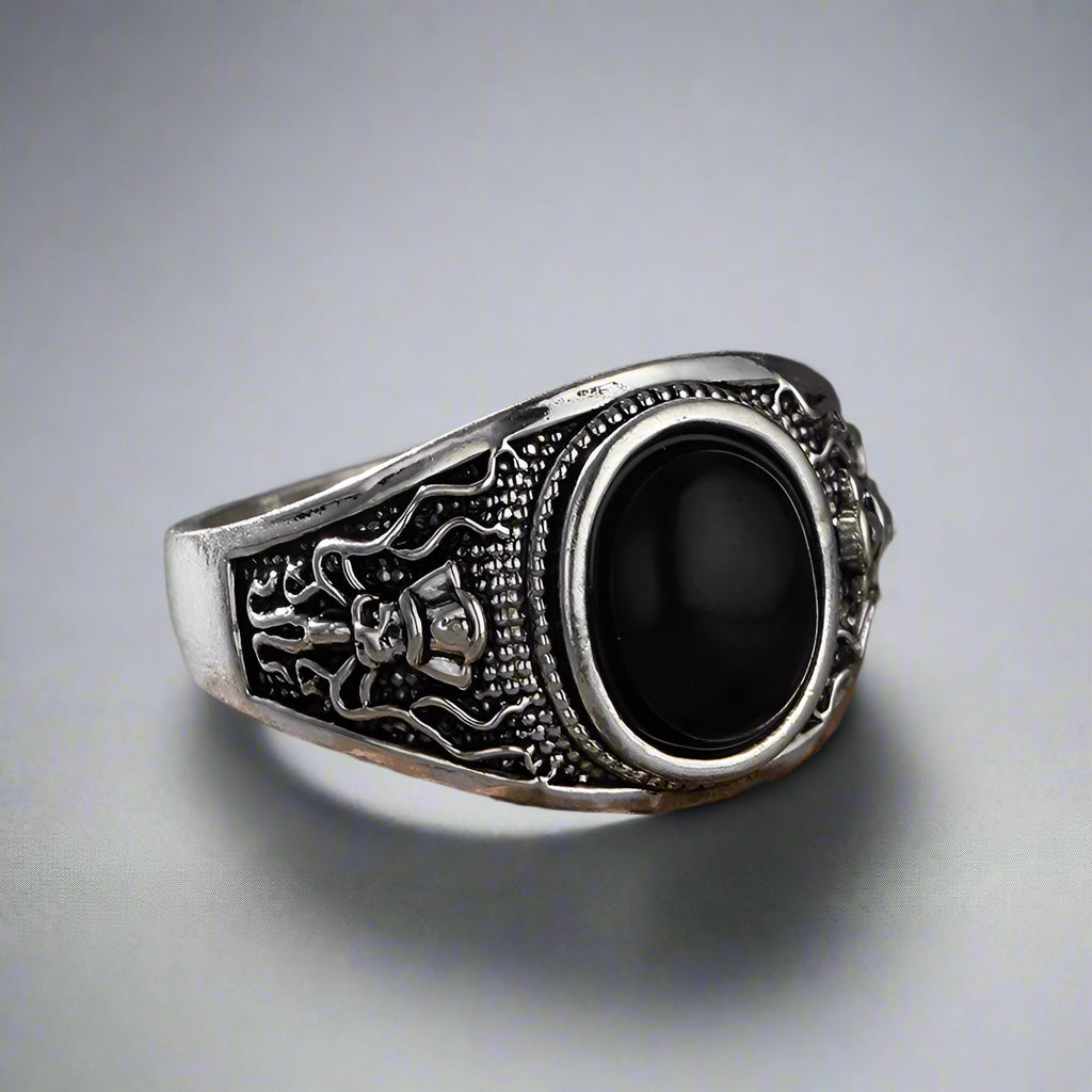 an octopus pirate skull ring