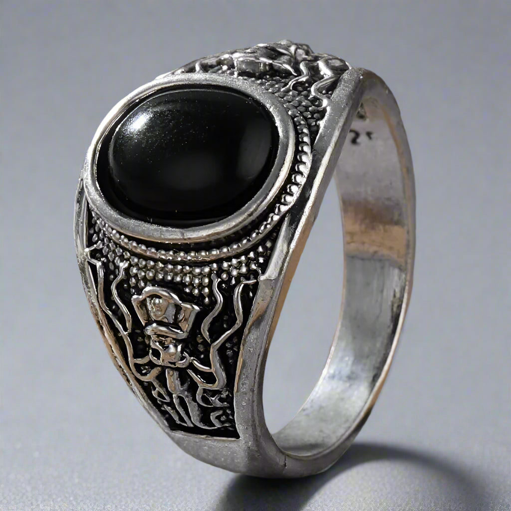 a pirate octopus skull ring