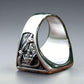 Steel Grim Reaper Skull Ring – Gothic Skull Jewelry for Tattoo & Alt Style